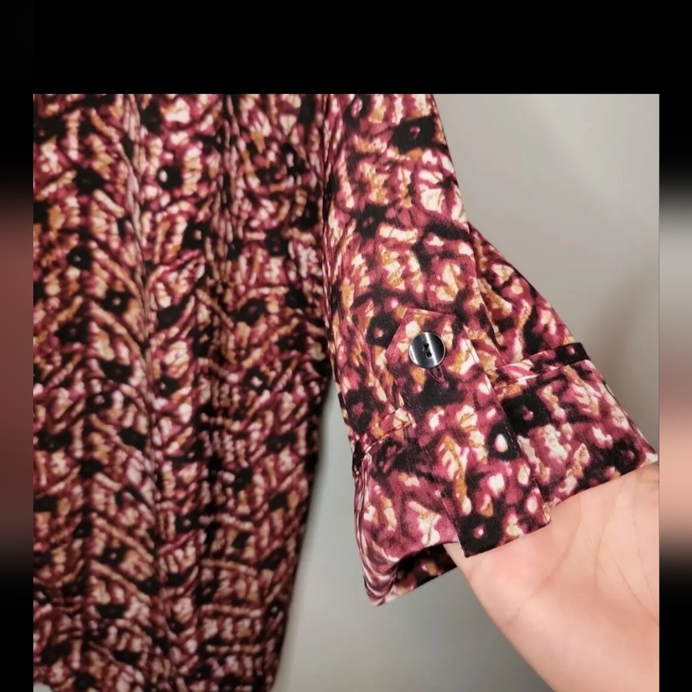 Women's Top 2XL (18w-20W) Red and Black - Picture 2 of 8